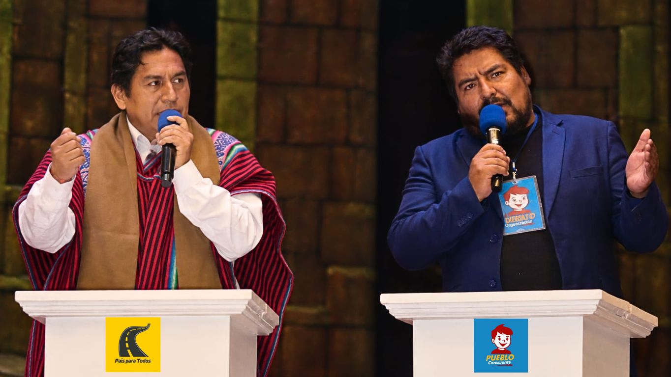 Puno: Wilber Cutipa y Rodrigo Chalco únicos candidatos que participaron del Foro Debate Electoral